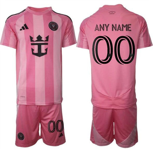 Custom Inter Miami CF Jersey Name and Number Pink Home 2025 - 26 Soccer Suit by Soccer Jersey