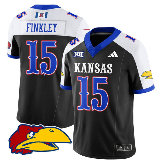 Custom Kansas Jayhawks Football Jersey Name, Number 2025 Stitched Black Alter by My Store NCAA Football Jerseys