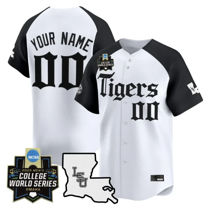 Custom LSU Tigers Jersey 2025 World Series Gothic Geaux Edition Stitched by My Store