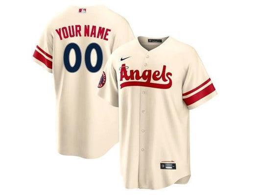 Custom Los Angeles Angels City Connect Replica Player Jersey by My Store