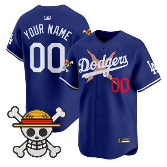 Custom Los Angeles Dodgers Jersey Name, Number One Piece 2025 Stitched Royal by My Store