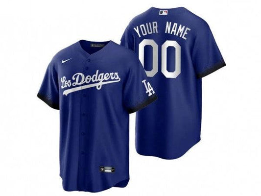 Custom Los Angeles Dodgers Royal City Connect Flex Base Jersey by My Store
