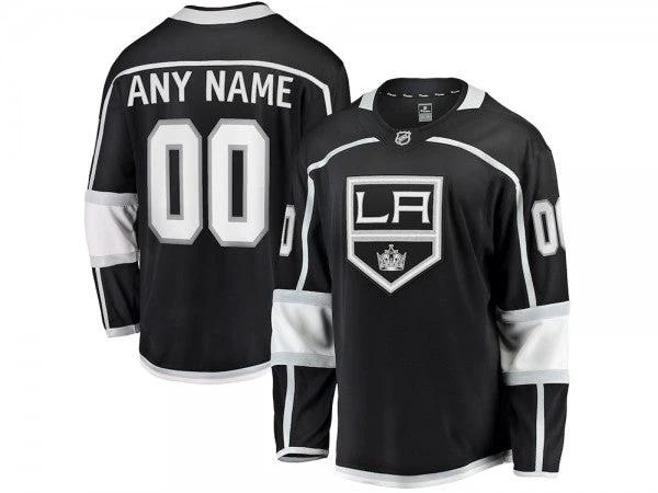 Custom Los Angeles Kings Black Home Jersey by Hockey David