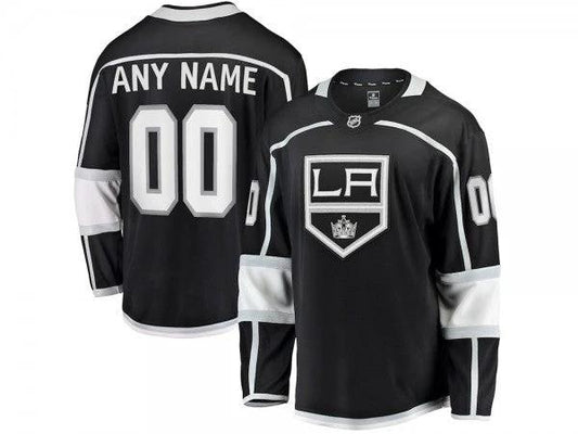 Custom Los Angeles Kings Black Home Jersey by Hockey David