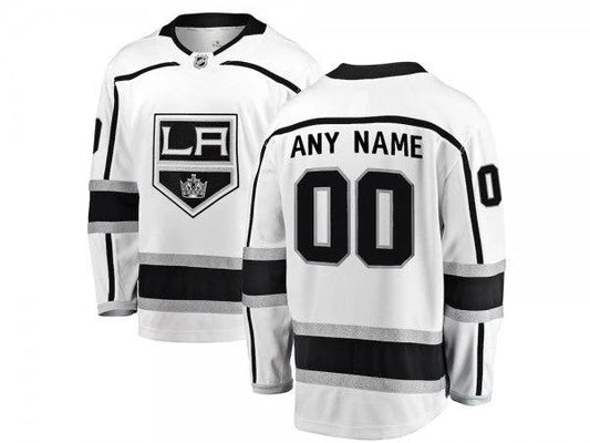 Custom Los Angeles Kings White Away Jersey by Hockey David
