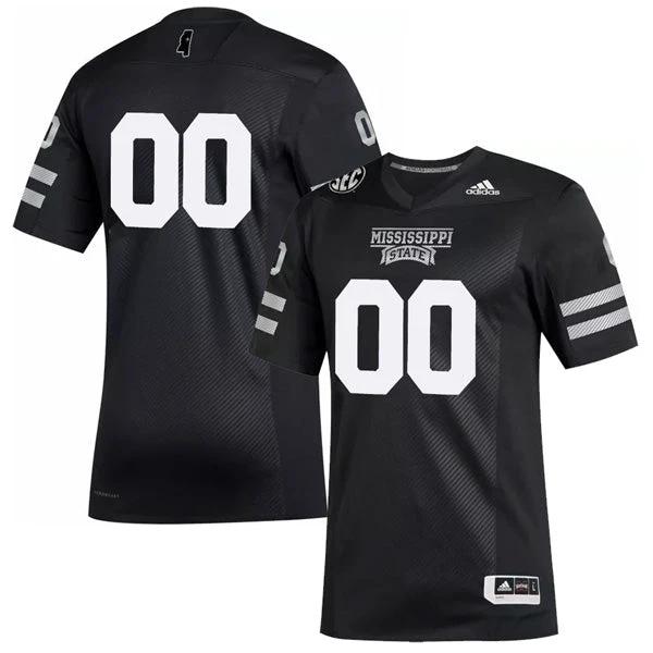 Custom Mississippi State Jersey Name and Number College Football Black Premier Strategy – All Stitched by My Store
