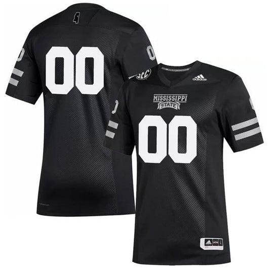 Custom Mississippi State Jersey Name and Number College Football Black Premier Strategy – All Stitched by My Store