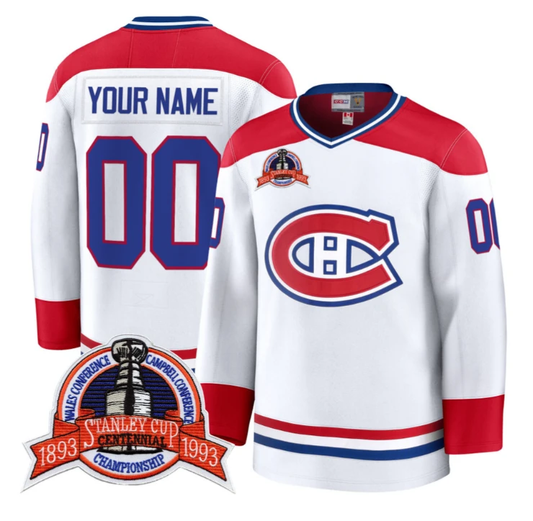 Custom Montreal Canadiens Jersey Name, Number Timeless Premium Stitched 1993 Final by Hockey David