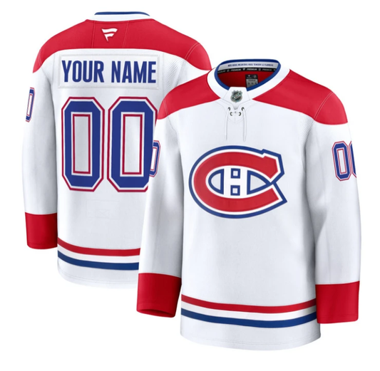 Custom Montreal Canadiens Jersey Name, Number Timeless Premium Stitched 2025 Away by Hockey David