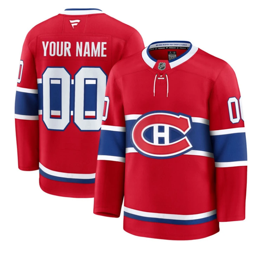 Custom Montreal Canadiens Jersey Name, Number Timeless Premium Stitched 2025 Home by Hockey David