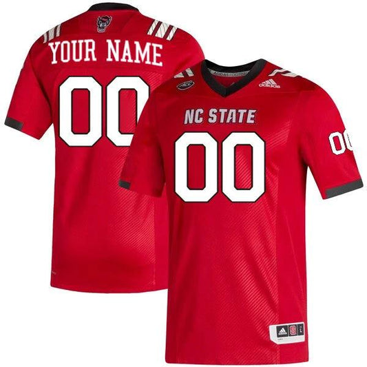 Custom NC State Wolfpack Jersey Name and Number College Football Red Home Game – All Stitched by My Store