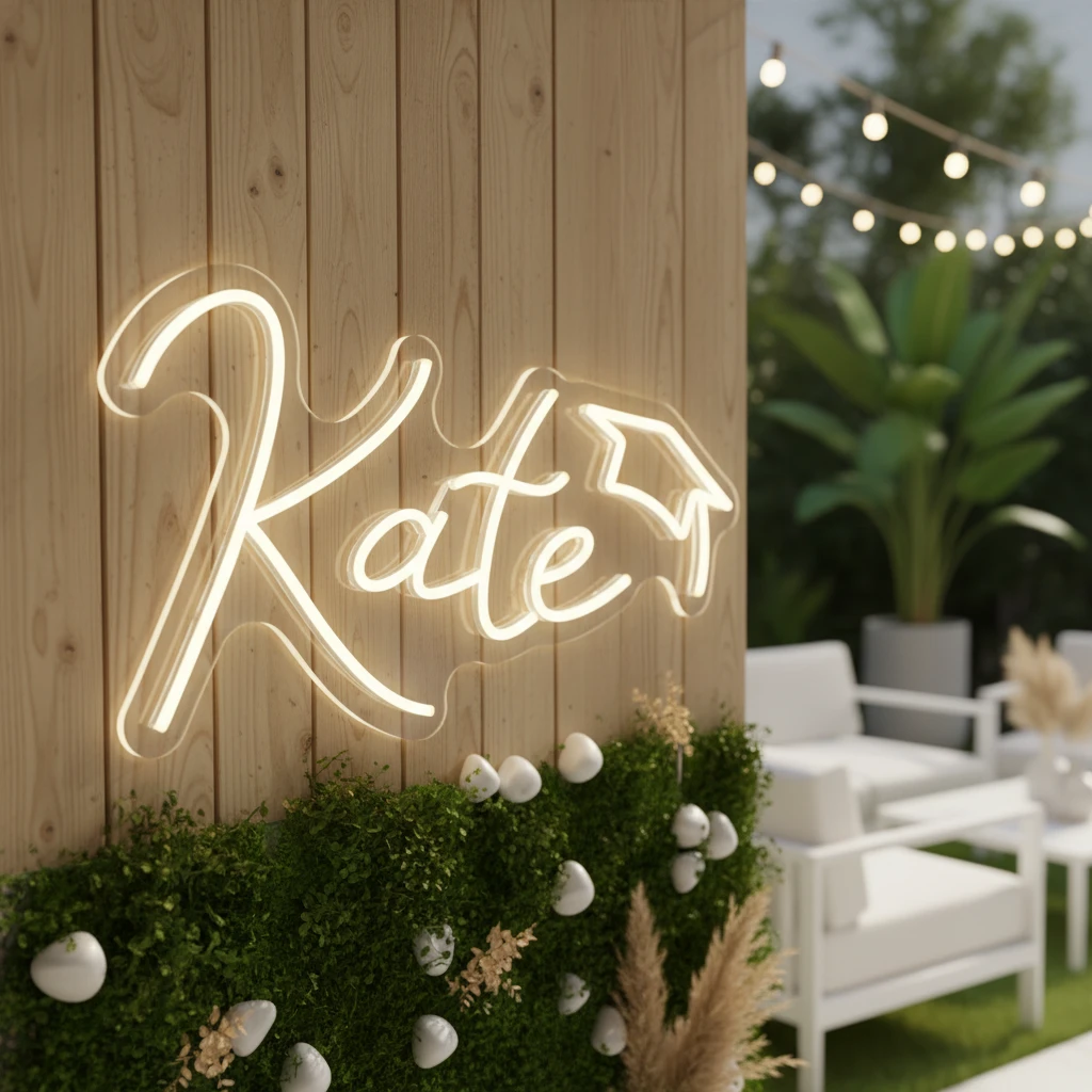 Custom Name Neon Light for Class of 2025 Prom Party Decor by Neonchics