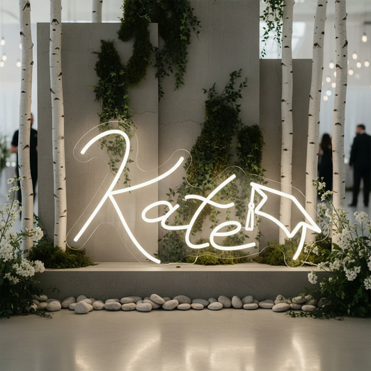 Custom Name Neon Light for Class of 2025 Prom Party Decor by Neonchics