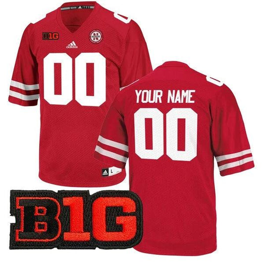 Custom Nebraska Cornhuskers Jersey Name and Number College Football Scarlet – All Stitched by My Store