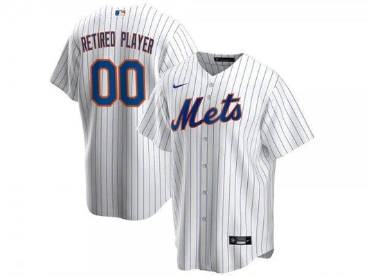 Custom New York Mets Cool Base Jersey White by My Store