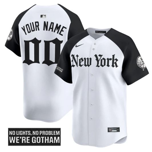 Custom New York Yankees Jersey Gothic Legacy Edition Vapor Premier Stitched Alternate by My Store