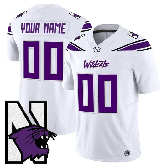 Custom Northwestern Wildcats Jersey Name, Number Honoring 95 Stitched White by NCAA Football Jersey