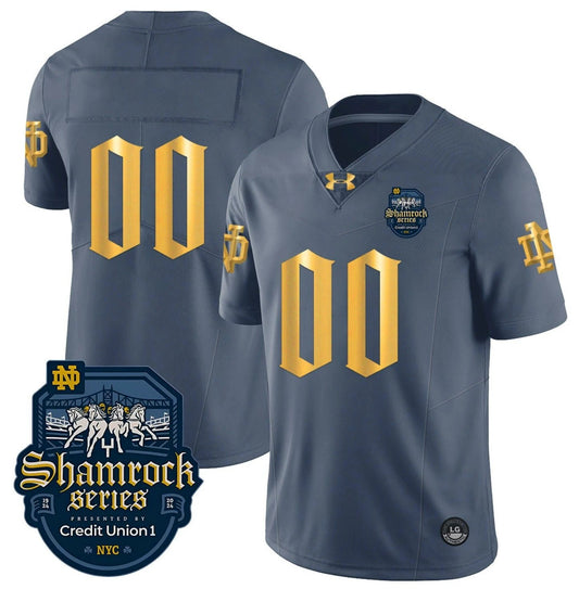 Custom Notre Dame Jersey Name and Number Shamrock Series 2024 College Football Stitched by My Store