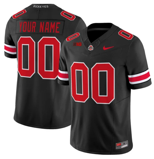 Custom Ohio State Buckeyes Jersey Name, Number Football Stitched Black by My Store