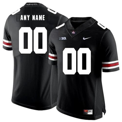 Custom Ohio State Buckeyes Jersey Name and Number NCAA College Football Black by My Store