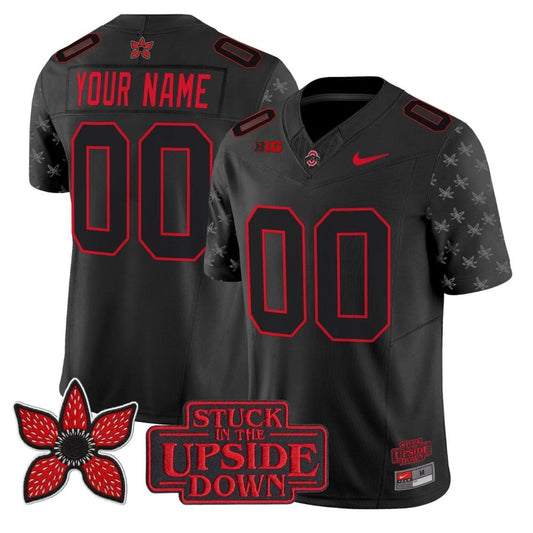 Custom Ohio State Jersey Stranger Things Edition Vapor Limited Stitched by My Store NCAA Football Jerseys