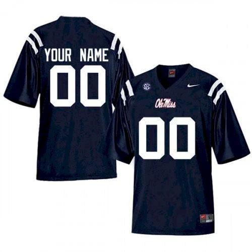 Custom Ole Miss Rebels Jersey Name and Number College NCAA Football by My Store