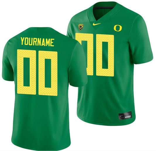 Custom Oregon Ducks Jersey Name and Number NCAA College Football Green by My Store