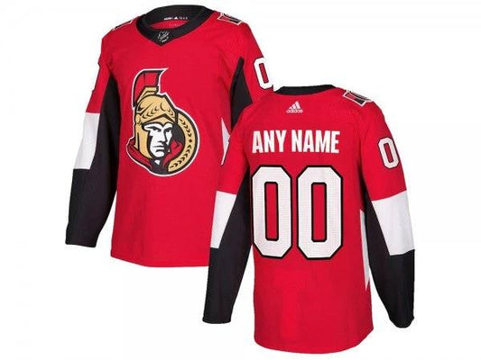 Custom Ottawa Senators Red Jersey by Hockey David