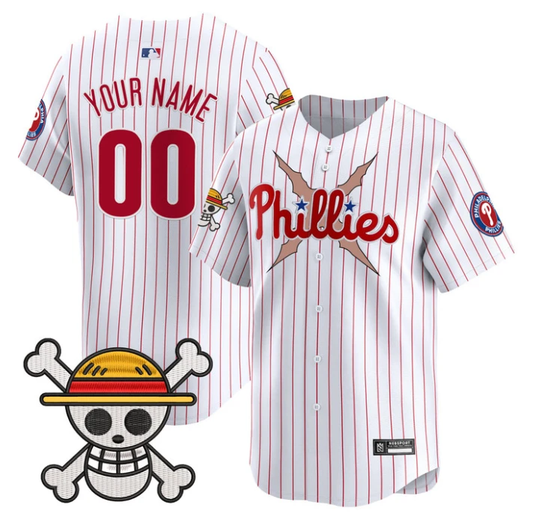 Custom Philadelphia Phillies Jersey One Piece 2025 Limited Stitched Stripes by My Store