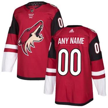 Custom Phoenix Coyotes Red NHL Jersey by Hockey David