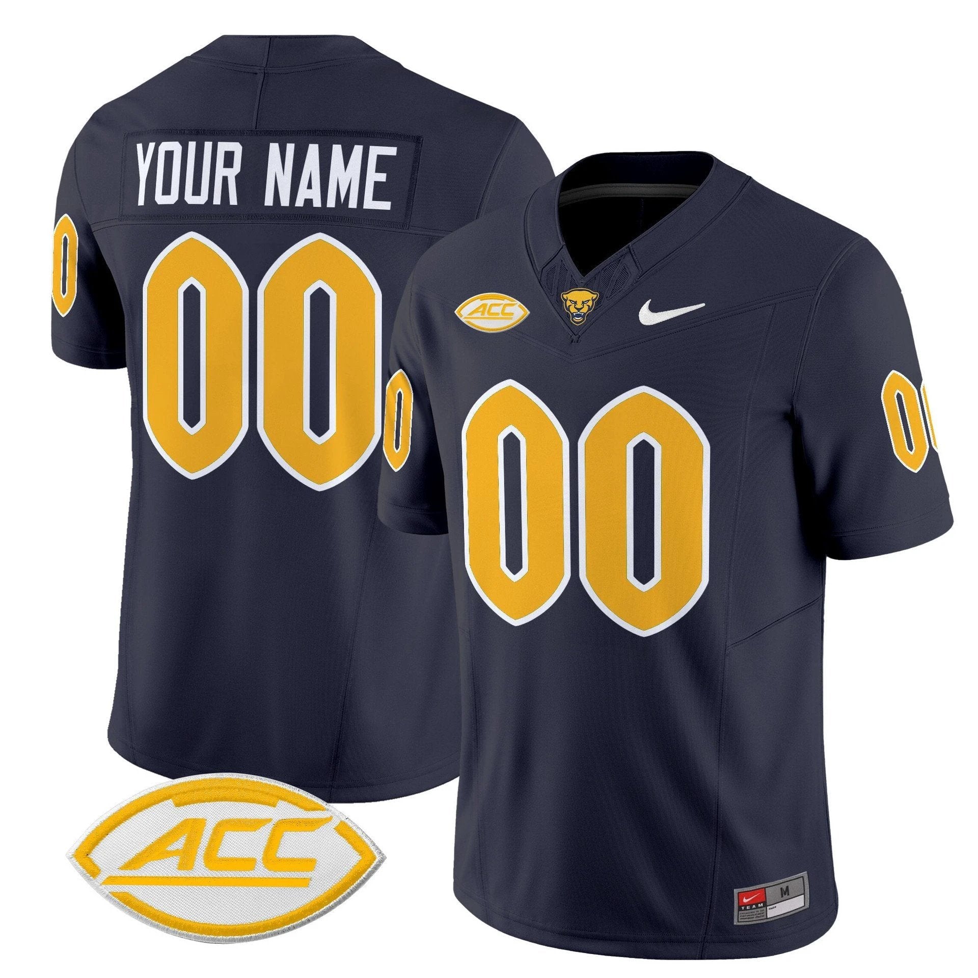 Custom Pittsburgh Panthers Jersey Stitched Navy by My Store