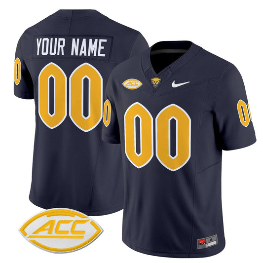 Custom Pittsburgh Panthers Jersey Stitched Navy by My Store