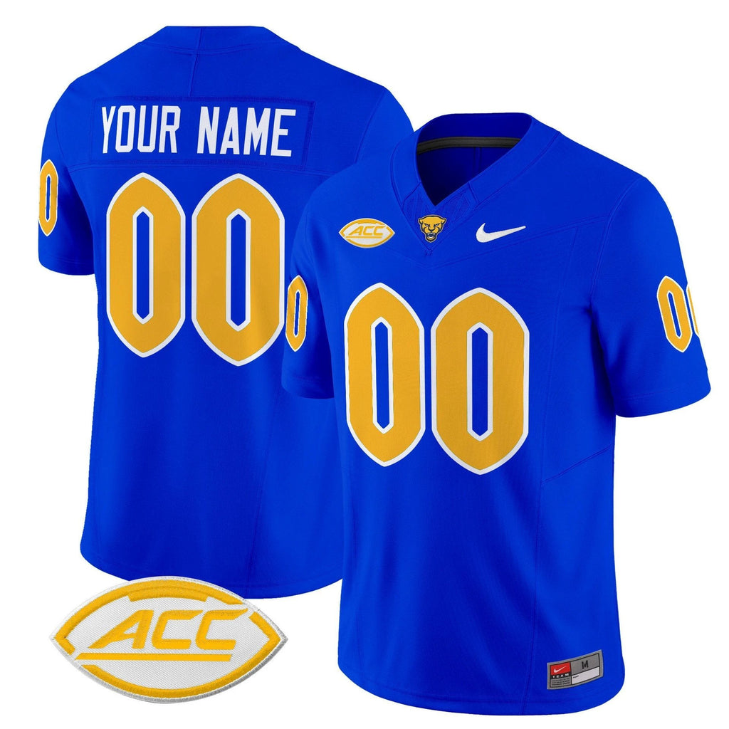 Custom Pittsburgh Panthers Jersey Name, Number 2025 Limited Stitched Royal by My Store