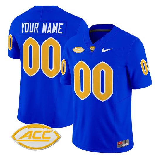 Custom Pittsburgh Panthers Jersey Name, Number 2025 Limited Stitched Royal by My Store