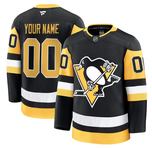 Custom Pittsburgh Penguins Jersey 2025 Premium Name and Number All Stitched by Hockey David