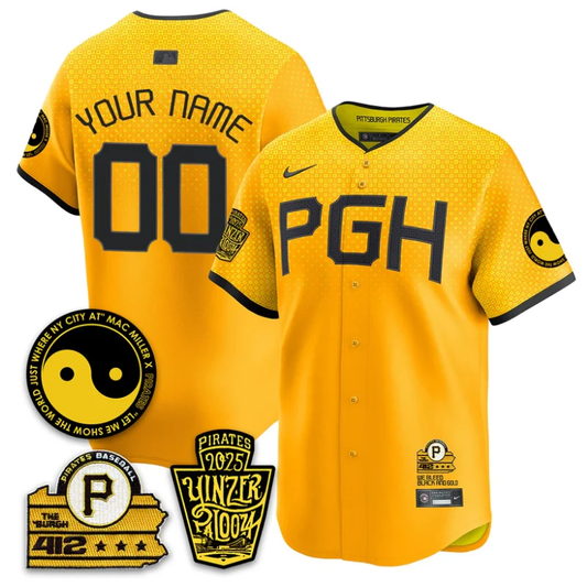 Custom Pittsburgh Pirates Jersey Yinzerpalooza 2025 Stitched City Connect by My Store