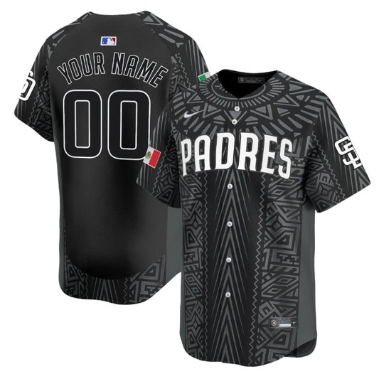 Custom San Diego Padres Jersey 2025 Mexican Heritage Vapor Limited Stitched by My Store