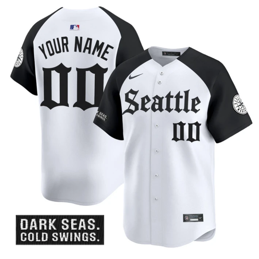 Custom Seattle Mariners Jersey Deep Sea Gothic Edition Vapor Premier Limited Stitched Alternate by My Store