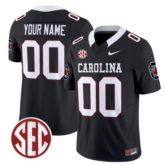 Custom South Carolina Gamecocks Jersey 1980 Throwback Rebrand 2026 Black by My Store NCAA Football Jerseys