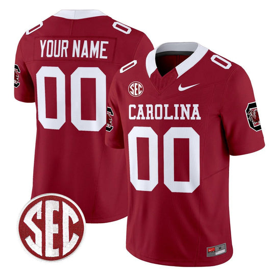 Custom South Carolina Gamecocks Jersey 1980 Throwback Rebrand 2026 Garnet by My Store NCAA Football Jerseys