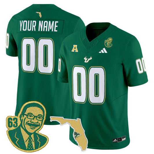 Custom South Florida Bulls Jersey Lee Roy Selmon Legacy Edition Stitched Green by My Store NCAA Football Jerseys