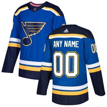 Custom St. Louis Blues Blue 2017-2018 Hockey Stitched NHL Jersey by Hockey David