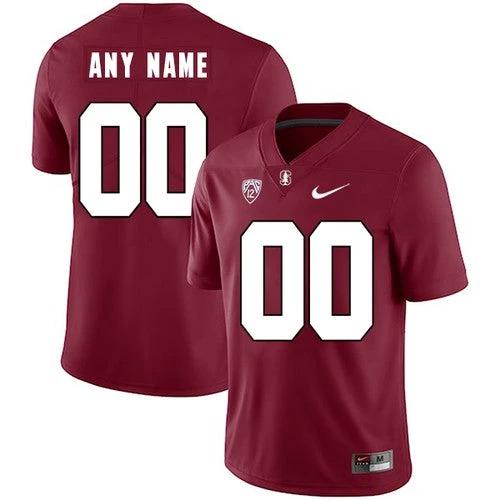 Custom Stanford Cardinal Jersey Name and Number NCAA College Football Red by My Store