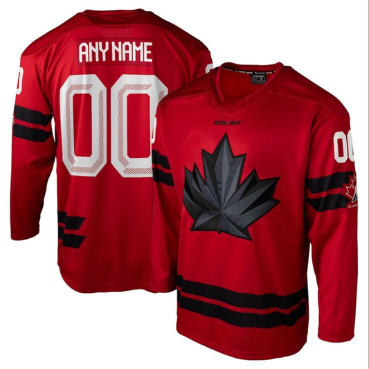 Custom Team Canada Hockey Jersey 2026 Stitched Name Number Personalized Red by Hockey David