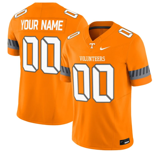 Custom Tennessee Vols Jersey 2025 Smokey Grey Series Stitched Orange by NCAA Football Jersey