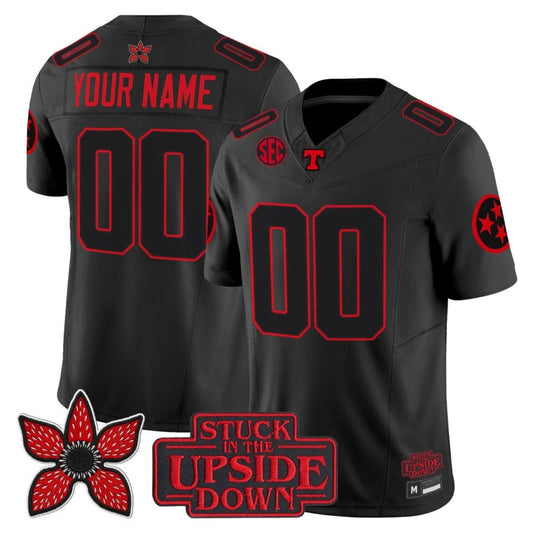Custom Tennessee Vols Jersey Stranger Things Edition' Vapor Limited Stitched by NCAA Football Jersey