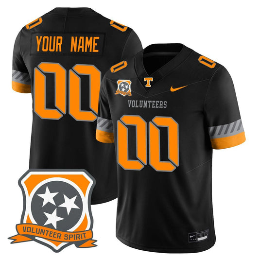 Custom Tennessee Volunteers Jersey Name, Number 2025 Spirit Stitched Black by My Store