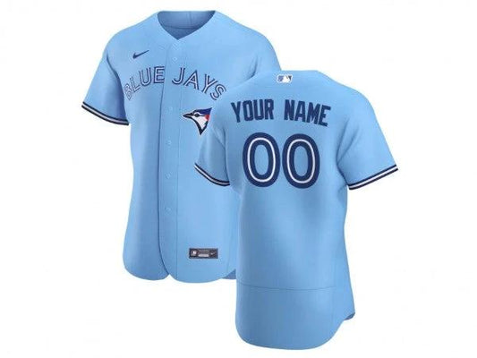 Custom Toronto Blue Jays Flex Base Jersey - Light Blue by My Store