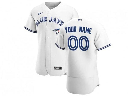 Custom Toronto Blue Jays Flex Base Jersey - White by My Store