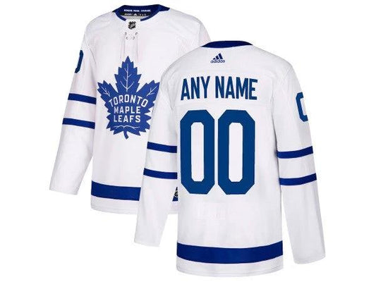Custom Toronto Maple Leafs White Away Jersey by Hockey David